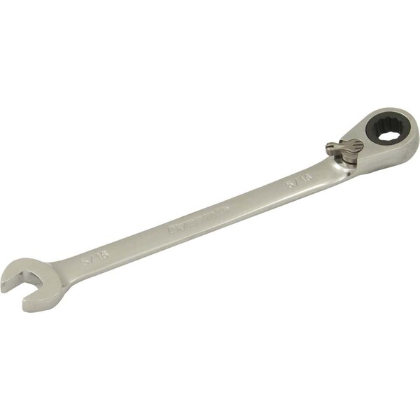 Tools 5/16" Reversible Combination Ratcheting Wrench